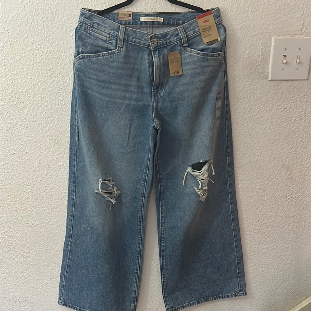 Levi's Light Blue Straight Leg Jeans